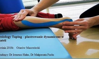 30.11.2018 Szkolenie -  Kinesiology Taping - plastrowanie dynamiczne w pediatrii